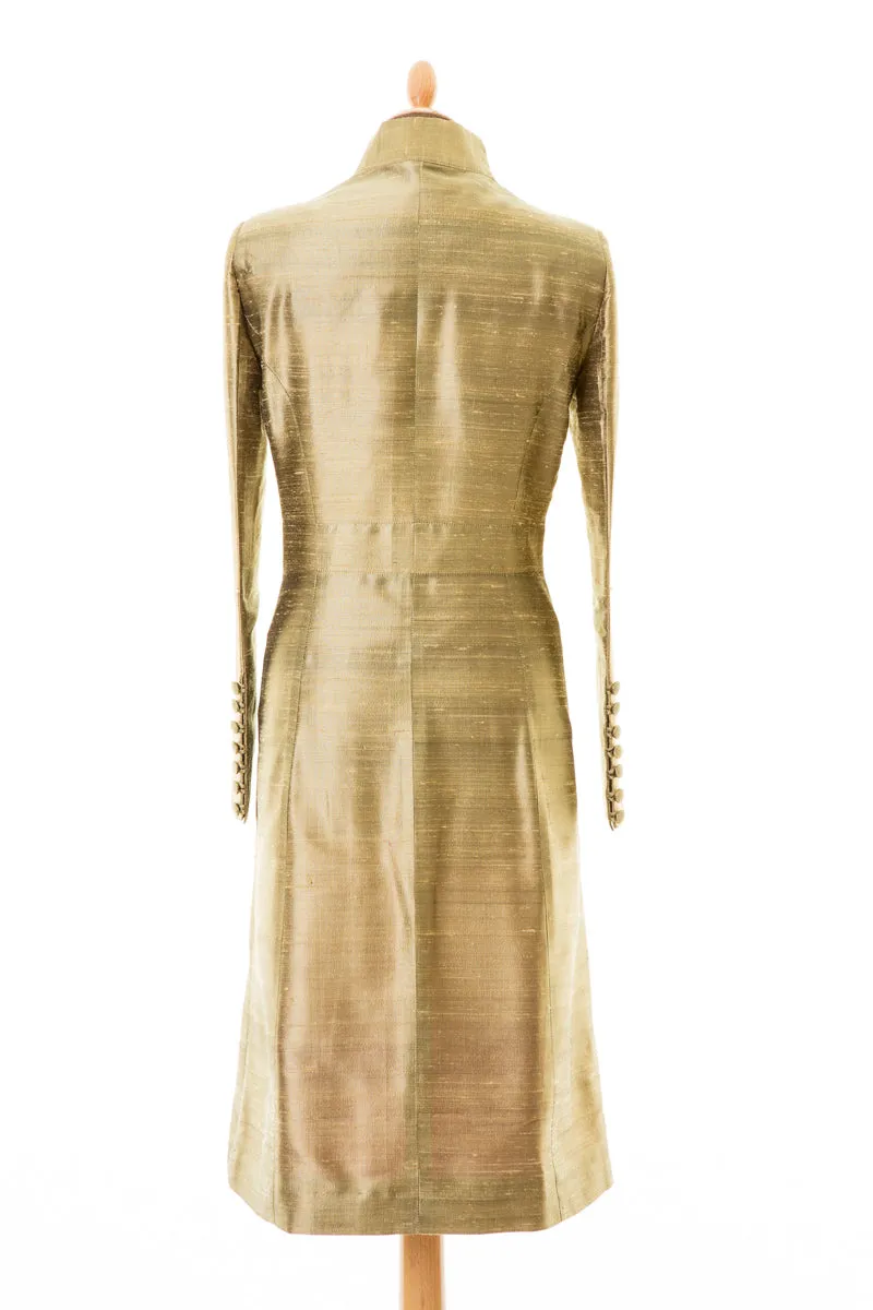 Avani Coat in Oyster Gold