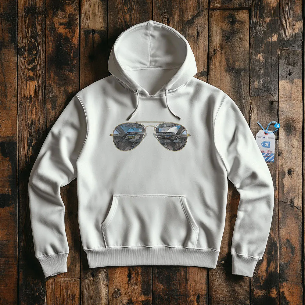 Aviator Sunglasses - Pullover Hoodie