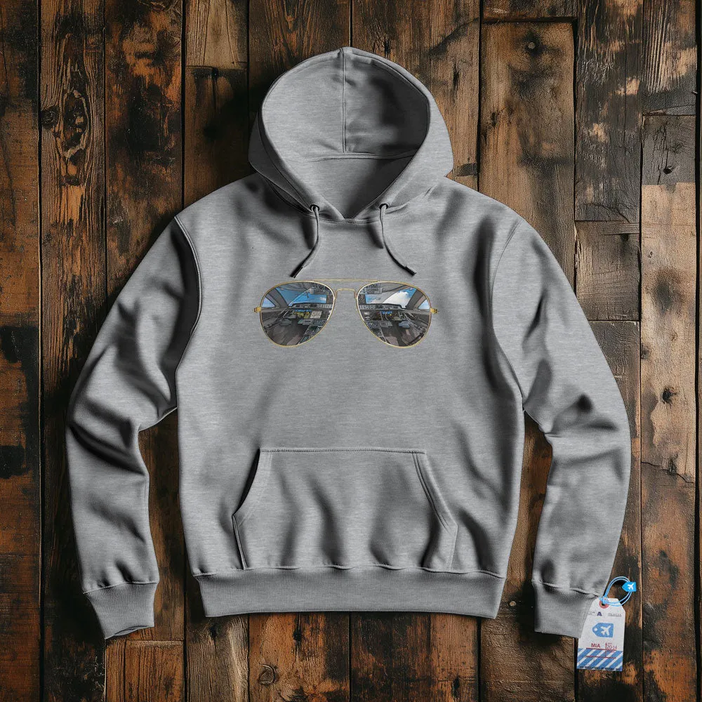 Aviator Sunglasses - Pullover Hoodie