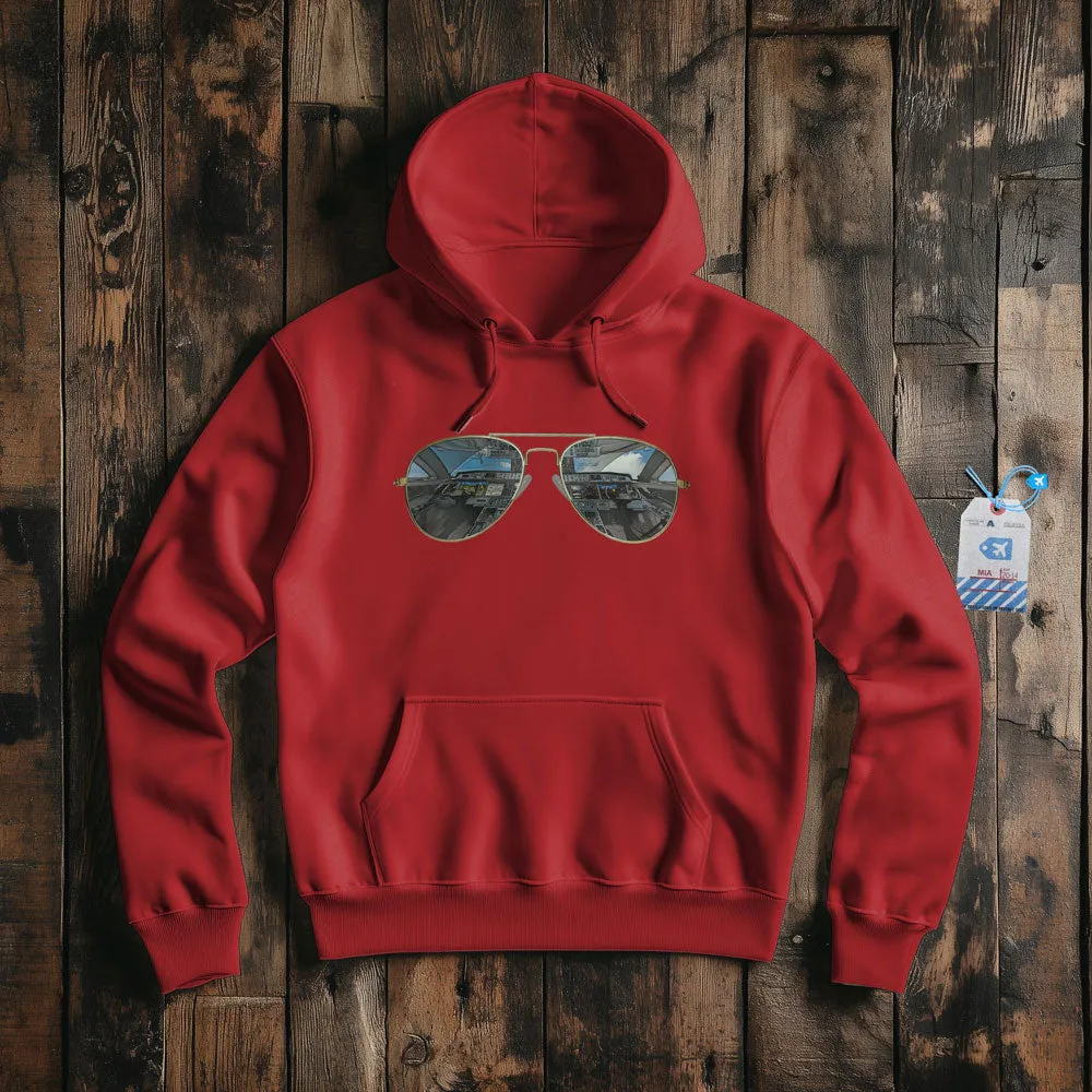 Aviator Sunglasses - Pullover Hoodie