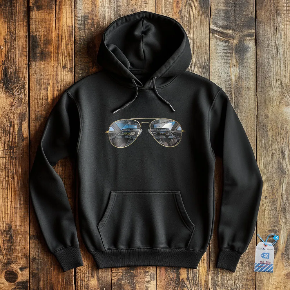 Aviator Sunglasses - Pullover Hoodie