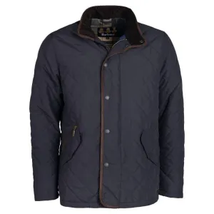 Barbour Shoveler Mens Waterproof Quilted Jacket - Navy