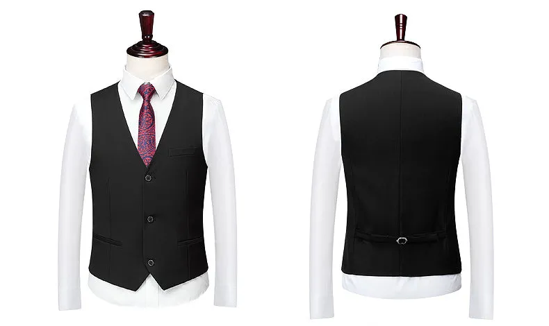 Black Single Button Suit