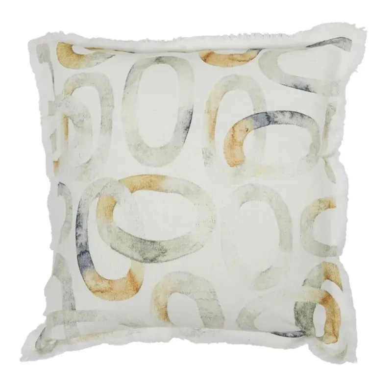 Blue Calamaro Cotton Cushion - 50cm x 50cm