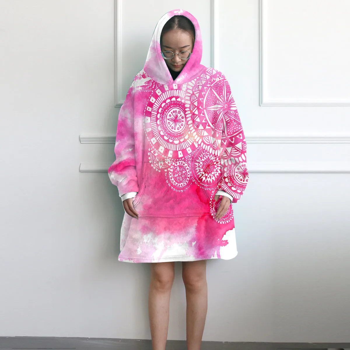 Bohemian Delight Wearable Blanket Hoodie