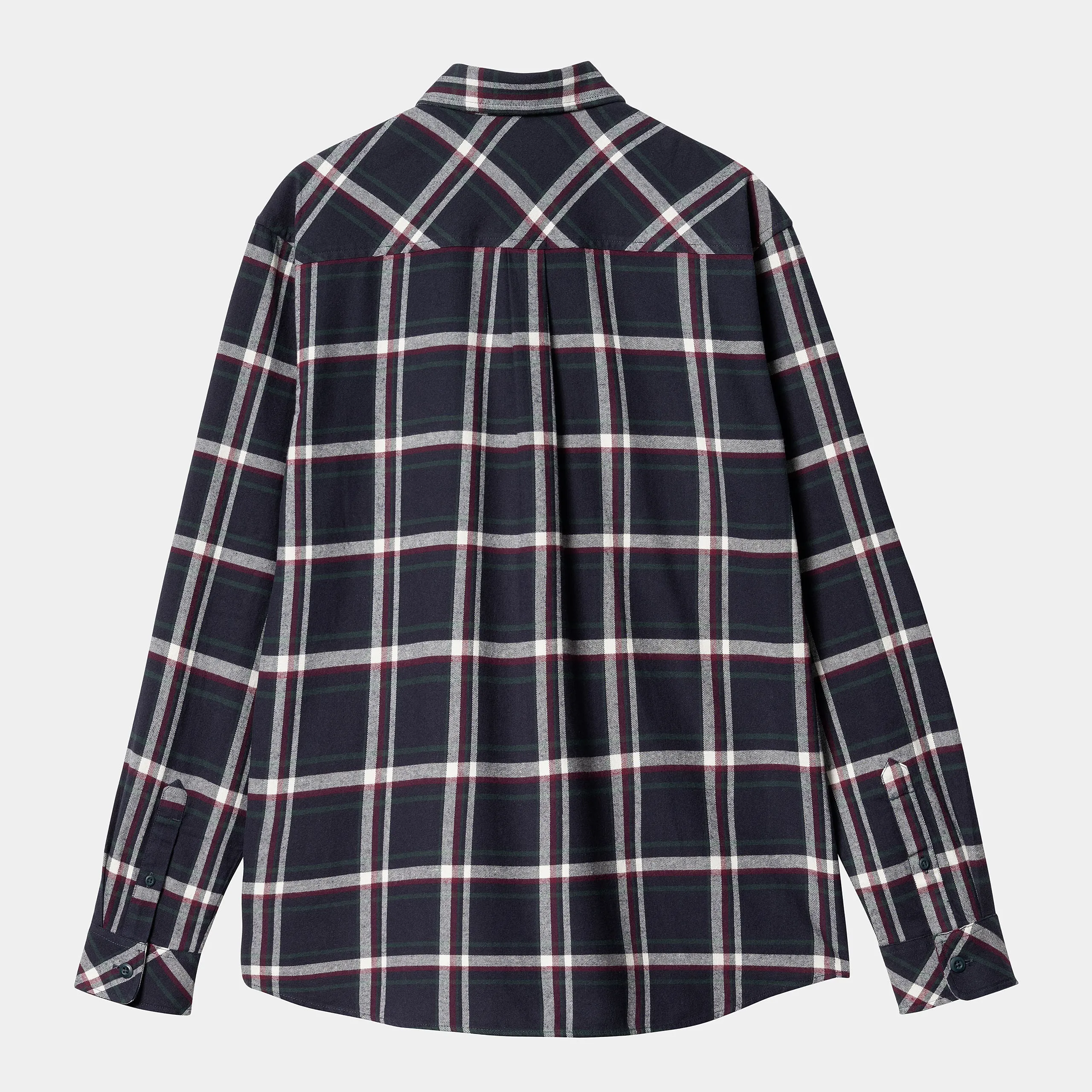 Carhartt L/S Barten Shirt - Dark Navy / Dark Navy