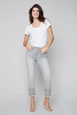 Charlie B. Jeans C5345R-431A-393 Soft Grey