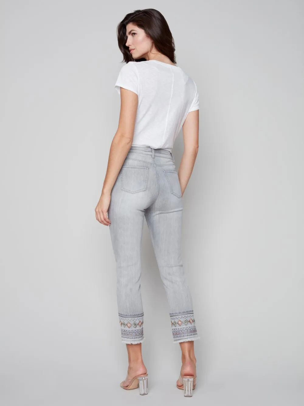 Charlie B. Jeans C5345R-431A-393 Soft Grey