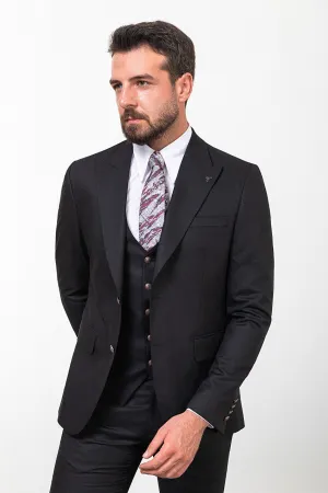 Classic Black 3-Piece Suit