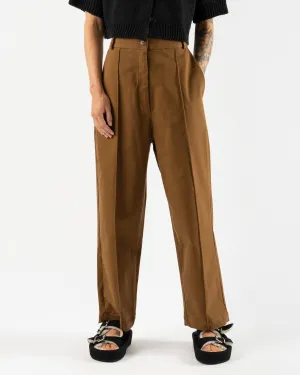 Cordera Soft Cotton Seam Pants in Toffee