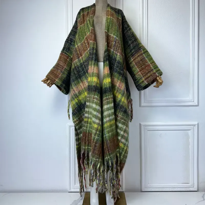 Cozy Cascade Wool Kimono