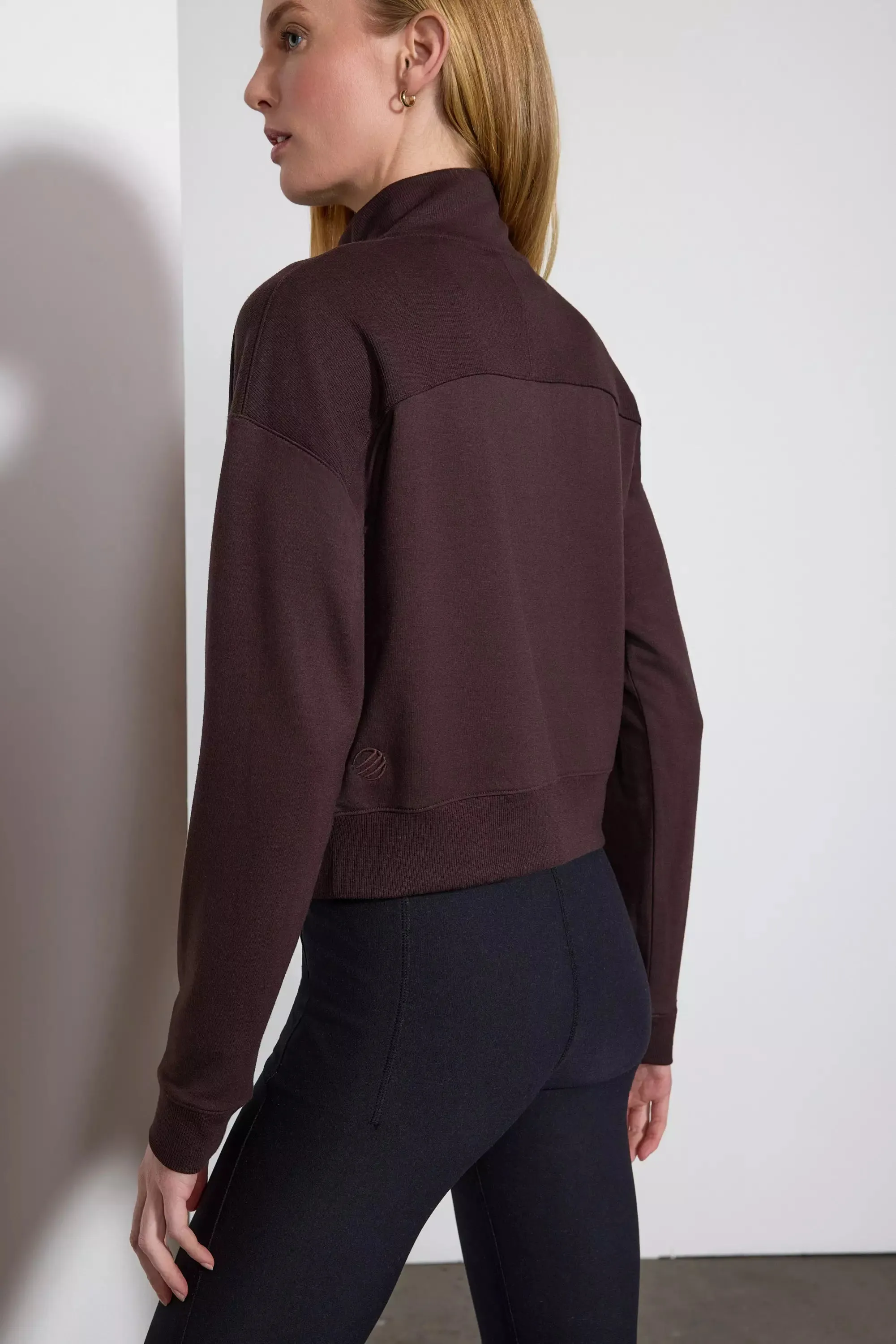 Cozy Fleece Relaxed 1/4 Zip - Chocolate Brown