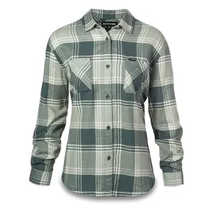 Dakine Womens Balsam Green Ellis Lightweight Flannel Shirts - 10001625-BALSAMGREEN-XL