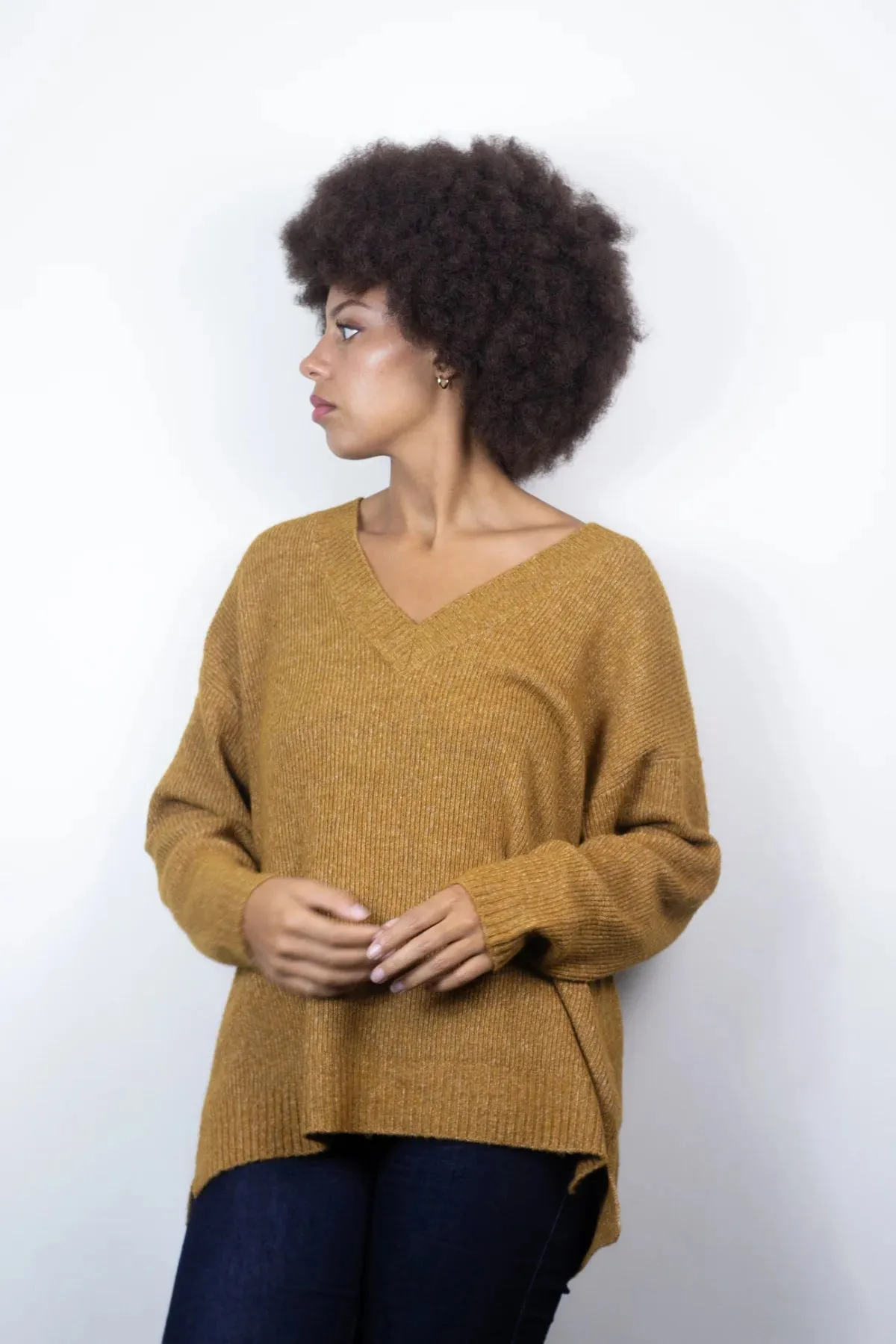 ECHO VERDE - THE BOYFRIEND V SWEATER