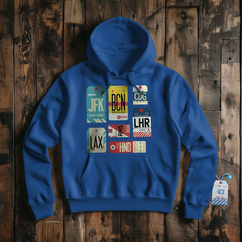 Flight Tags - Pullover Hoodie