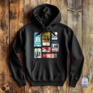 Flight Tags - Pullover Hoodie