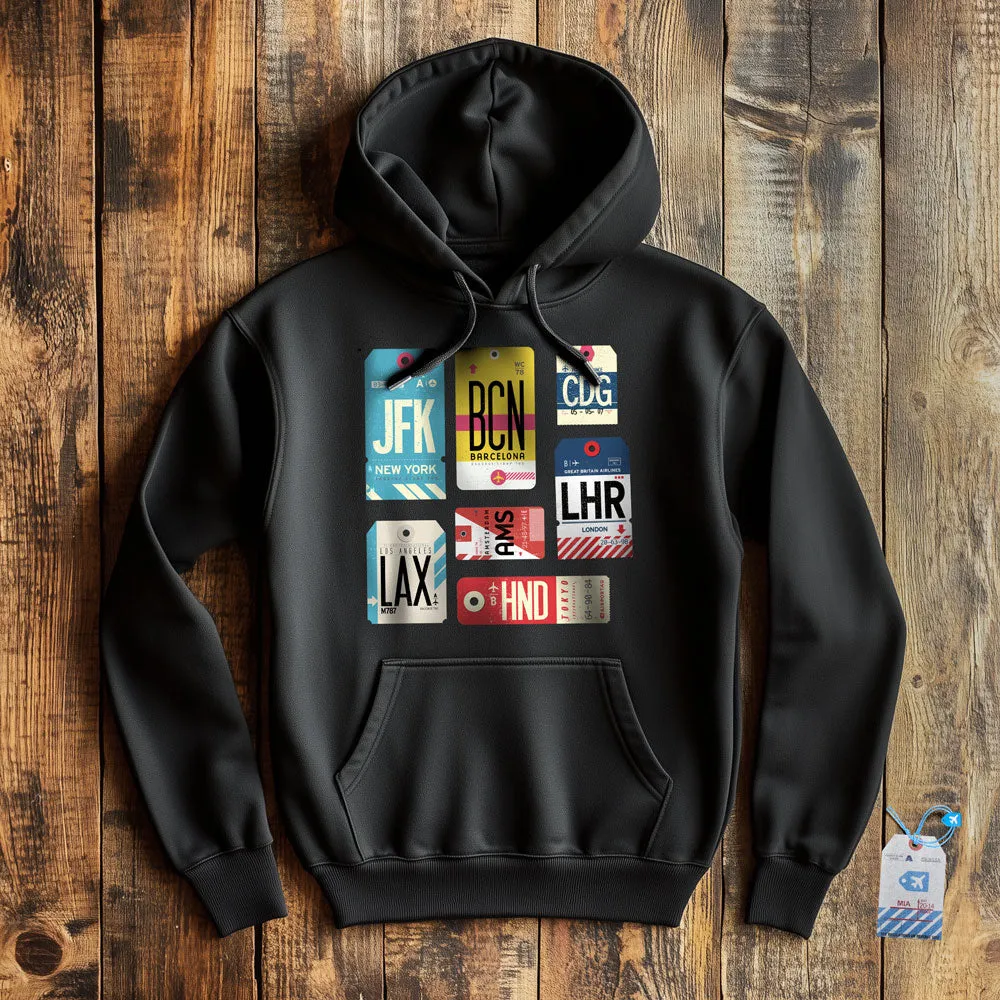 Flight Tags - Pullover Hoodie