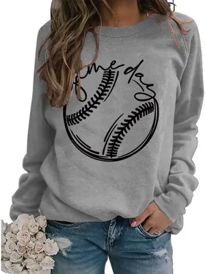 Football Game Day Sweatshirt for Women Football Fan Game Day Shirt