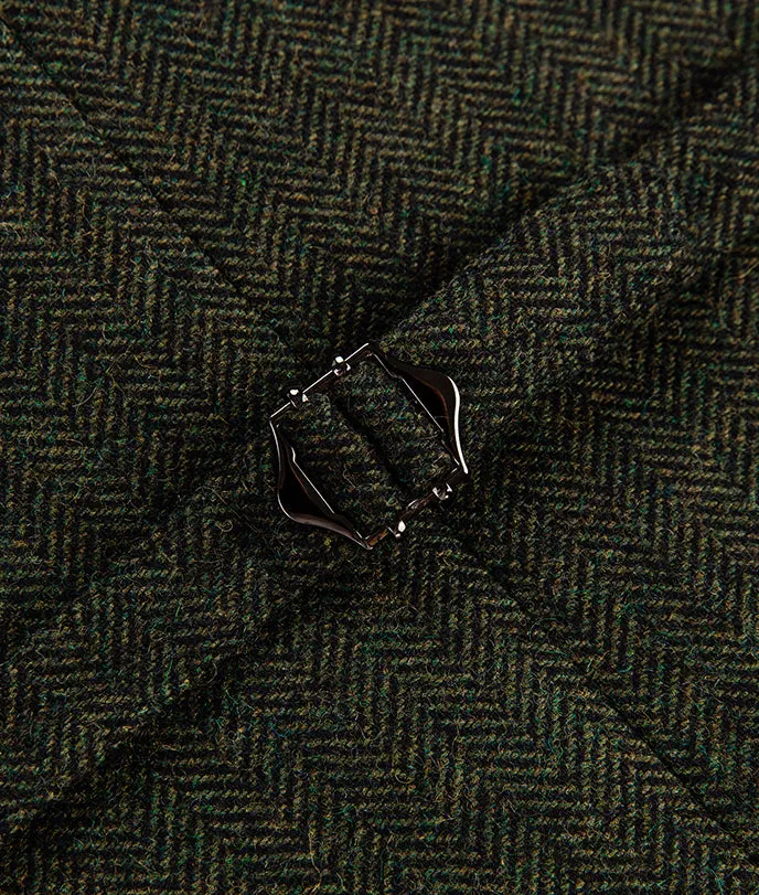 Green Wool Blend Vintage Suit