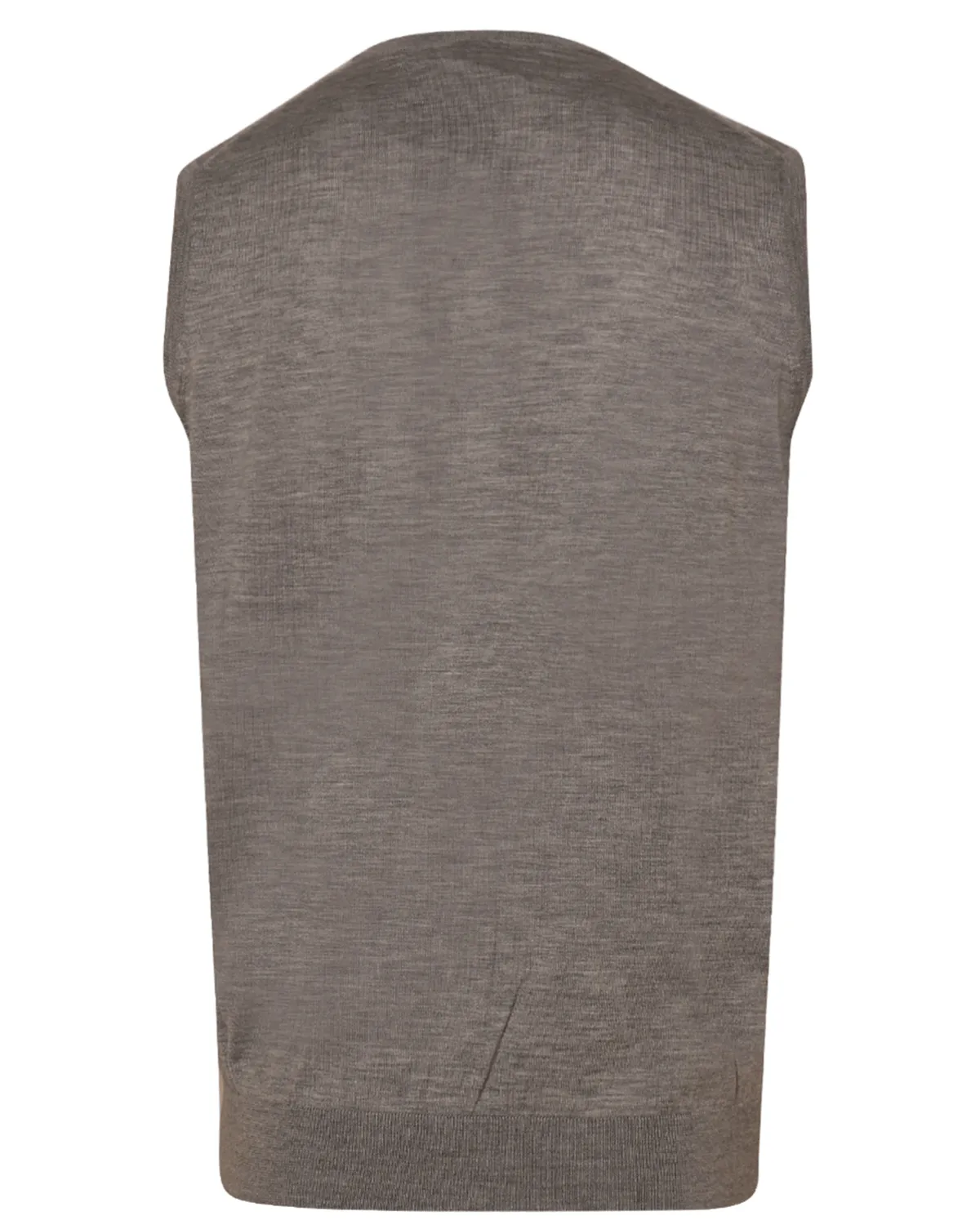 Grey Cashmere and Silk Blend Vest