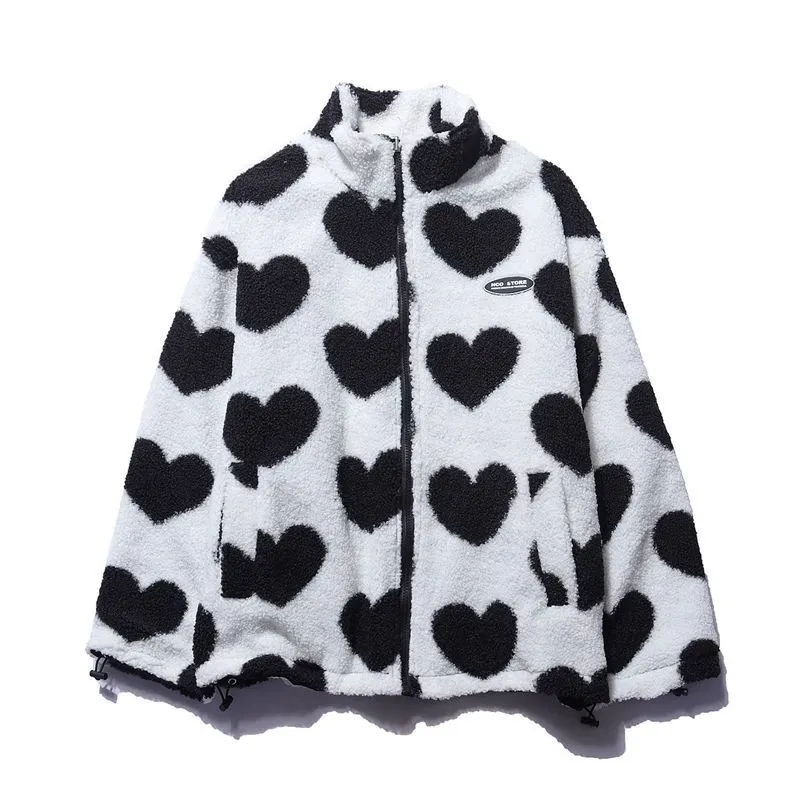 Hannah™ - Reversible Heart Fleece Jacket