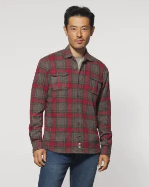 Johnnie O -  Walton Stretch Flannel Lodge Shirt