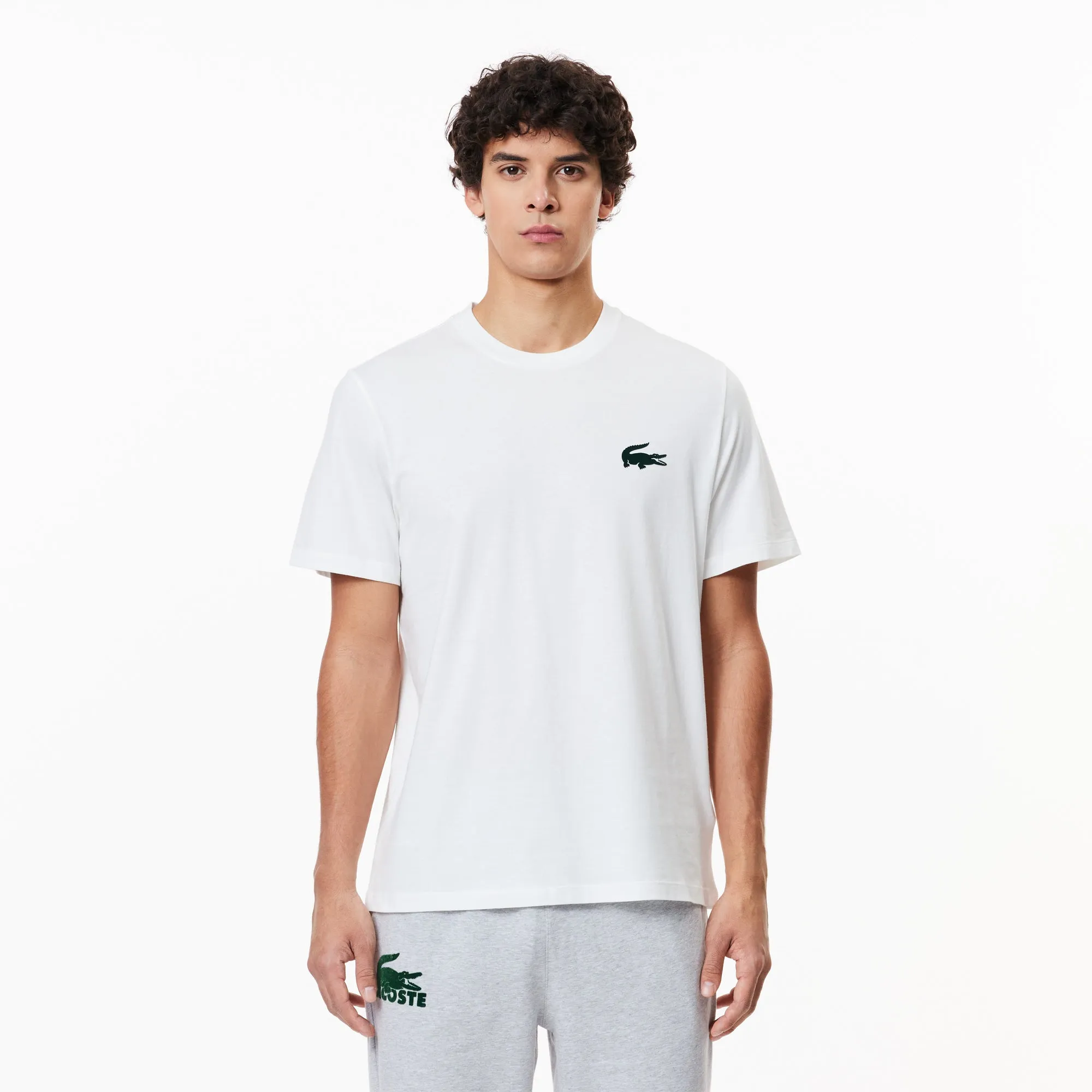 Lacoste Men's Loungewear T-Shirt - White/Sinople