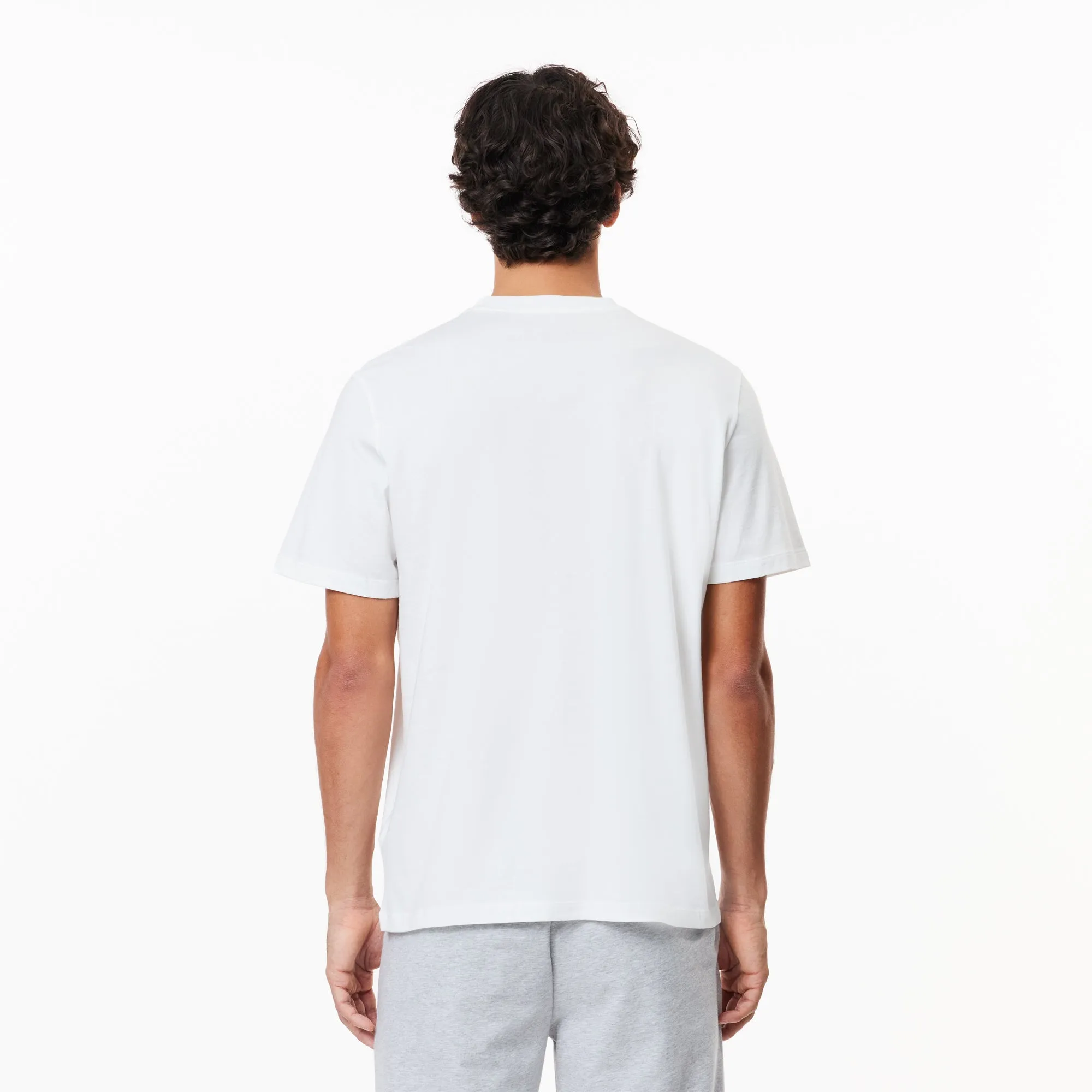 Lacoste Men's Loungewear T-Shirt - White/Sinople