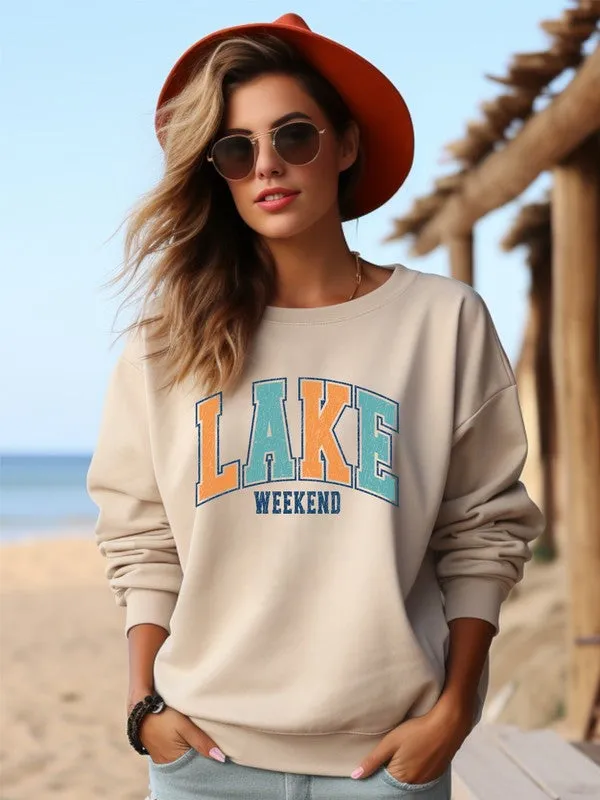 Lake Weekend CrewNeck Sweatshirt