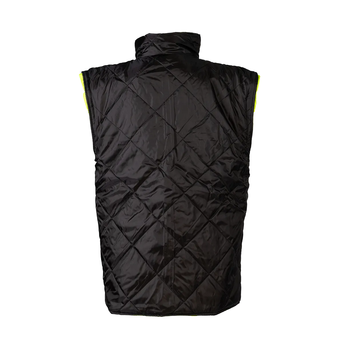 LBQPJRV-C3 ANSI Class 3 Lime/Black Reversible Waterproof 4-in-1 Quilted Jacket with Detachable Sleeves