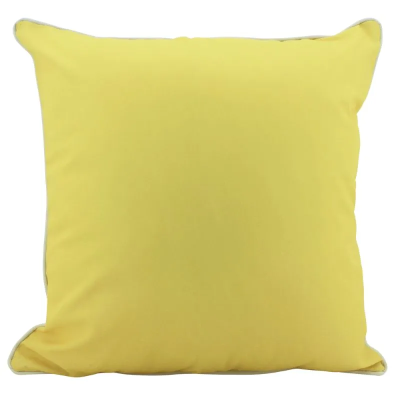 Lemon Plain Outdoor Cushion - 50cm x 50cm