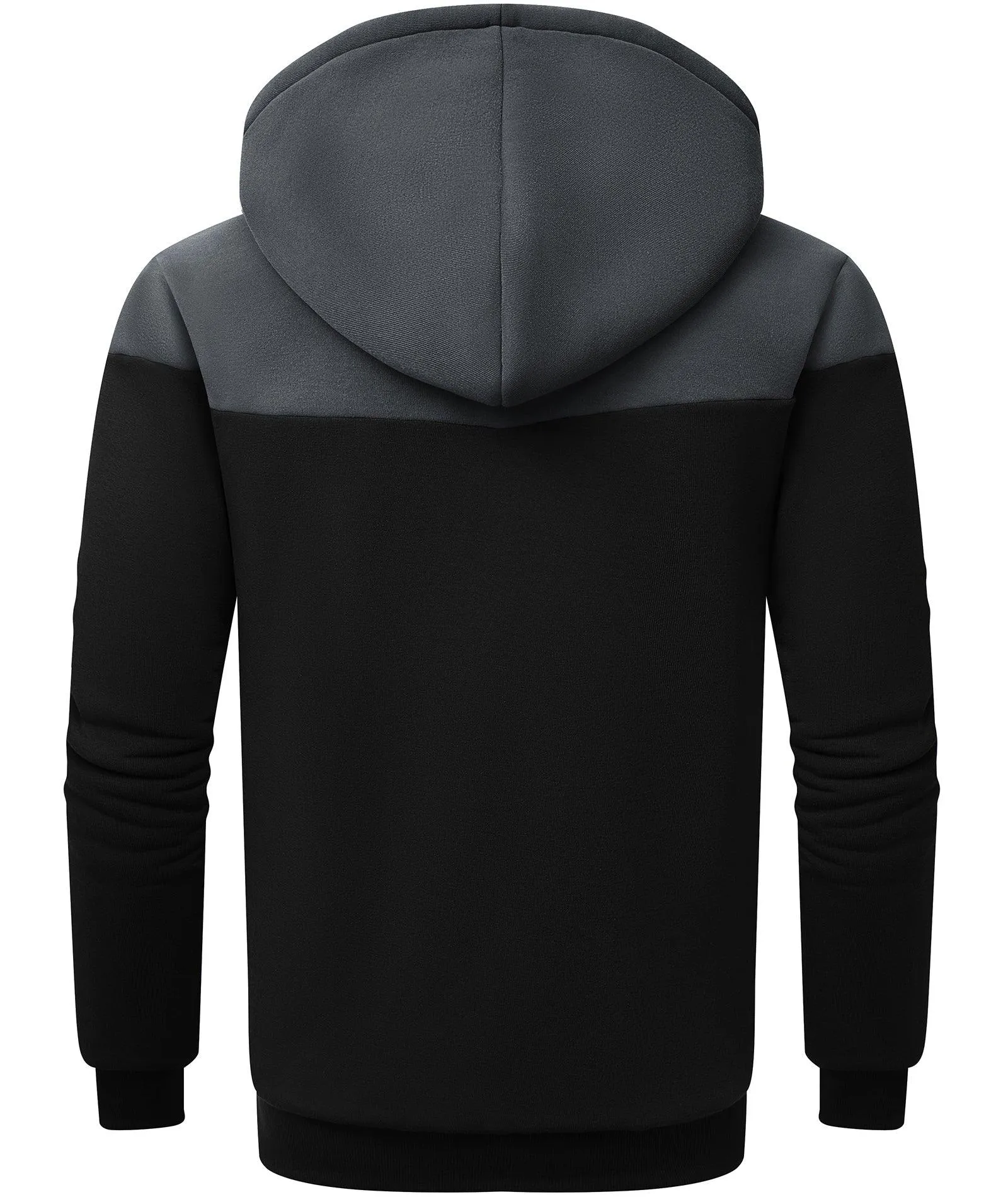 Men's Full Zip Up Micro Fleece Hoodie-ZPK006329