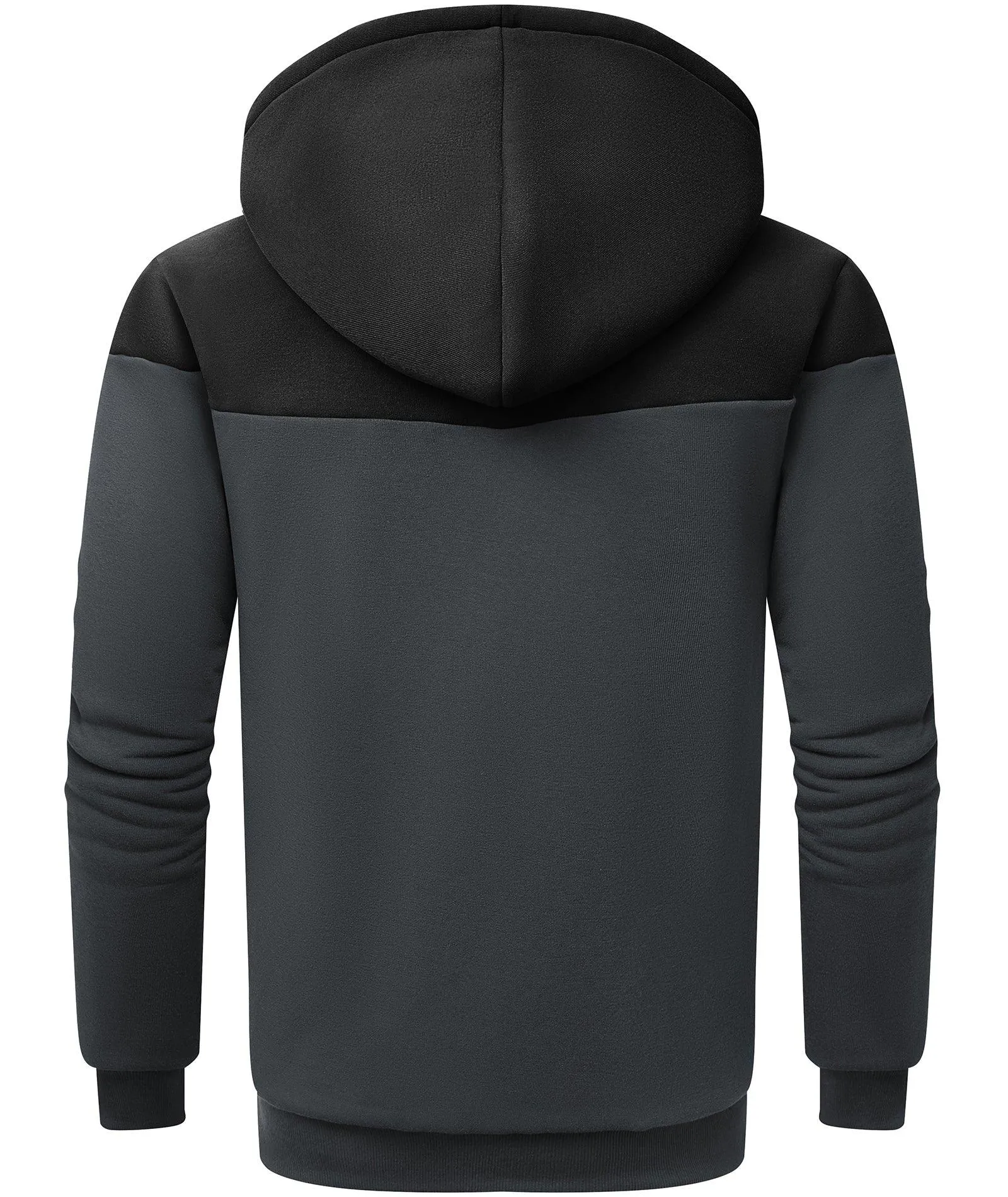 Men's Full Zip Up Micro Fleece Hoodie-ZPK006329