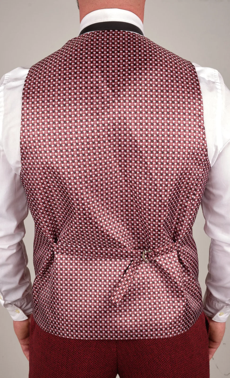 Men's Wine Herringbone 3 Piece Suit  | Wedding Suit | Party Wear | Office Wear