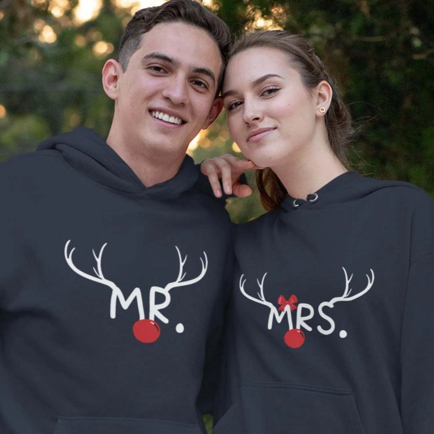 Mr & Mrs Christmas Matching Set - Enjoy Holiday Cheer Together