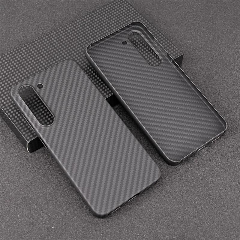 Oatsbasf Luxury Pure Aramid Fiber Case for Samsung Galaxy S23 Series Smartphones