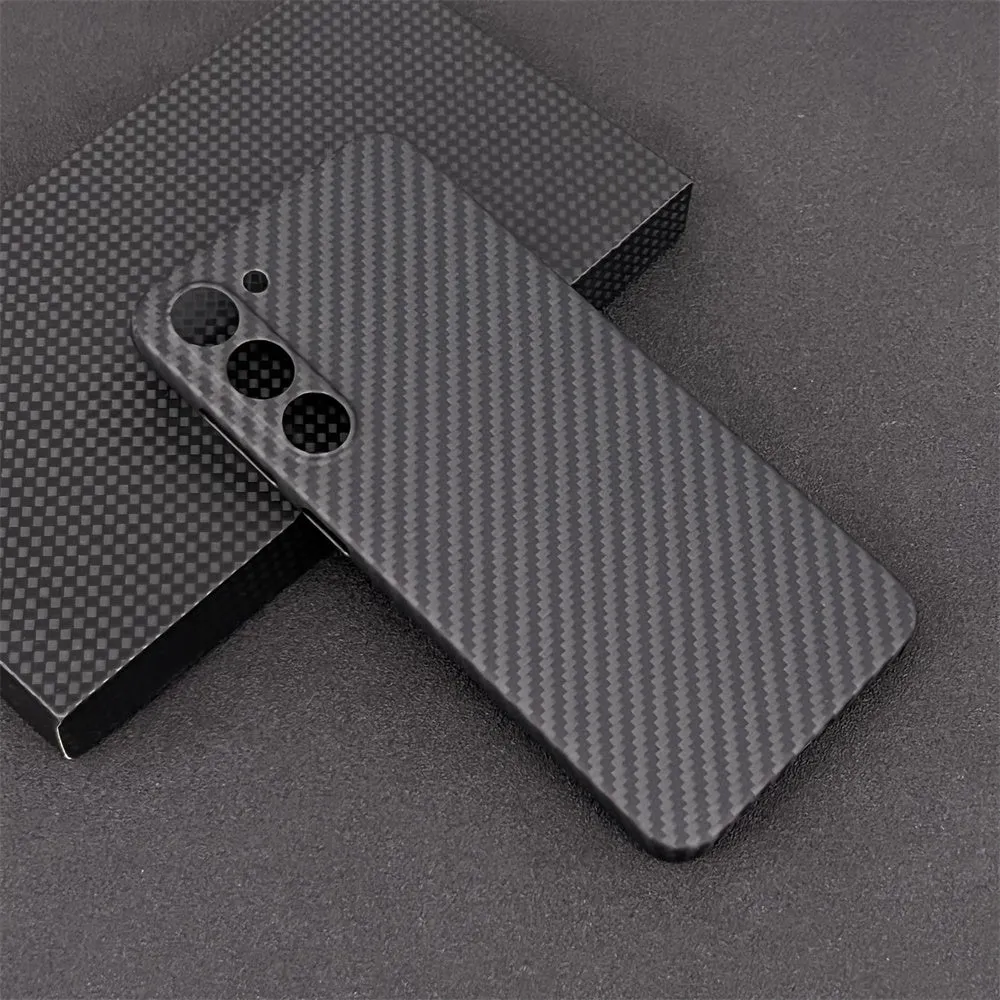 Oatsbasf Luxury Pure Aramid Fiber Case for Samsung Galaxy S23 Series Smartphones