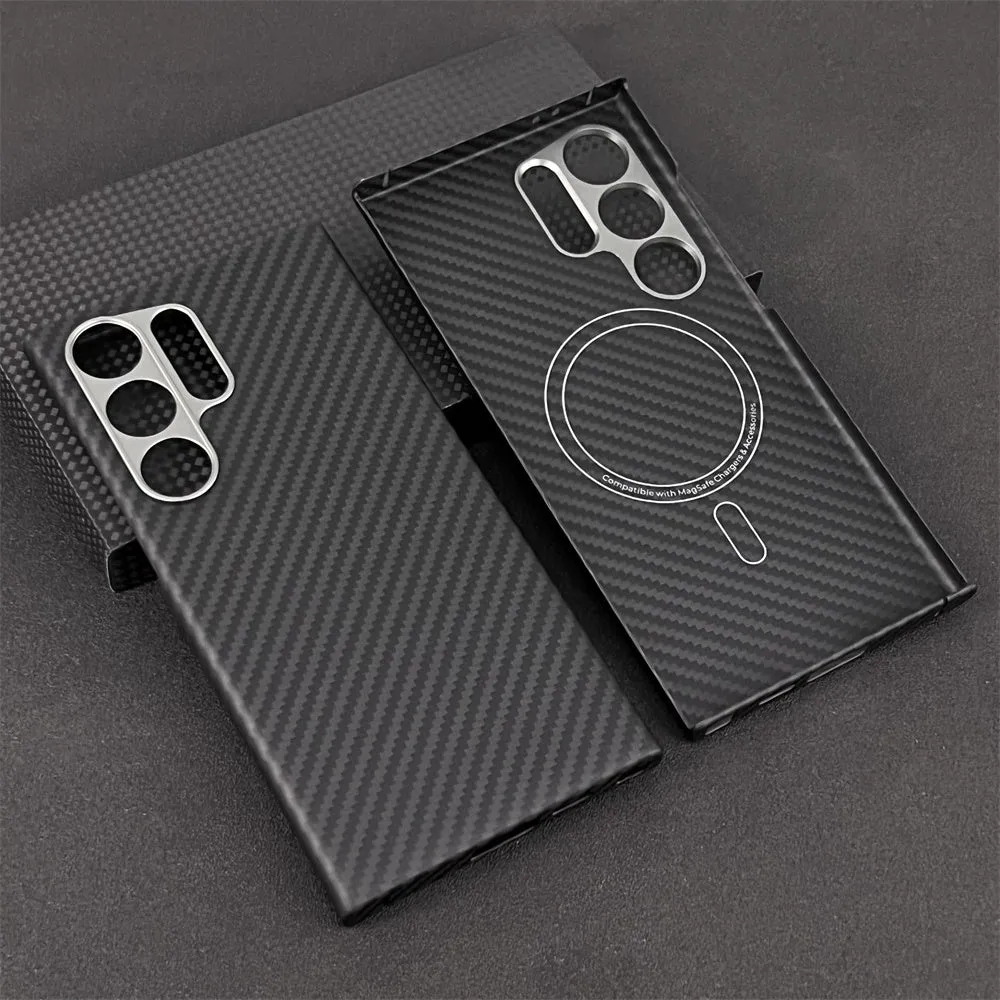 Oatsbasf Luxury Pure Carbon Fiber Case for Samsung Galaxy S24 series