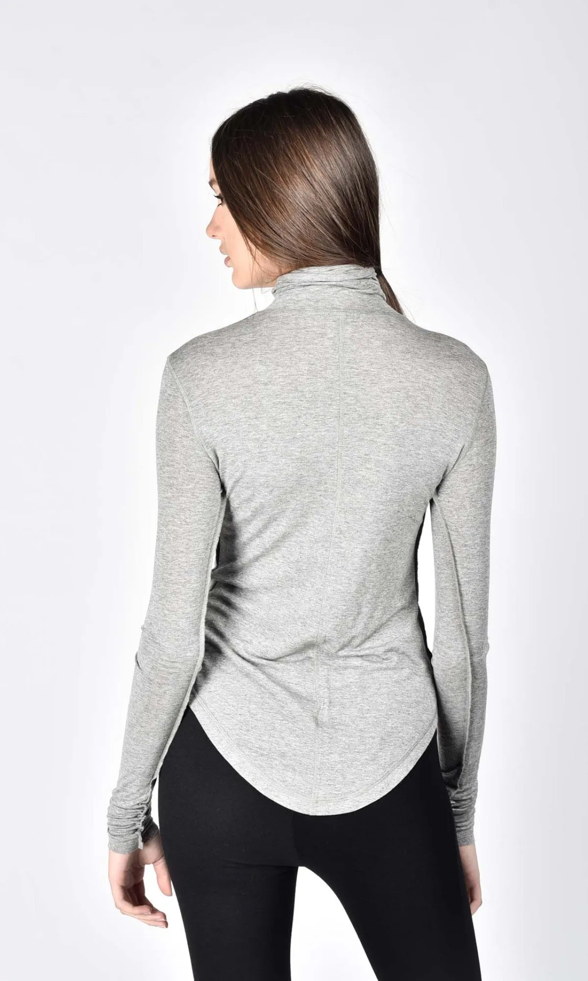 Outside Seam Turtleneck Top