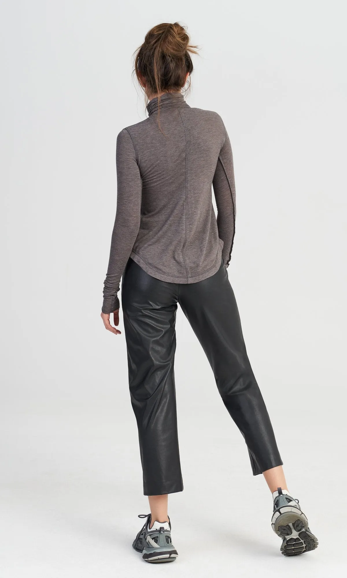 Outside Seam Turtleneck Top