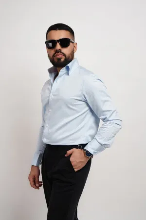 Powder Blue formal Shirt