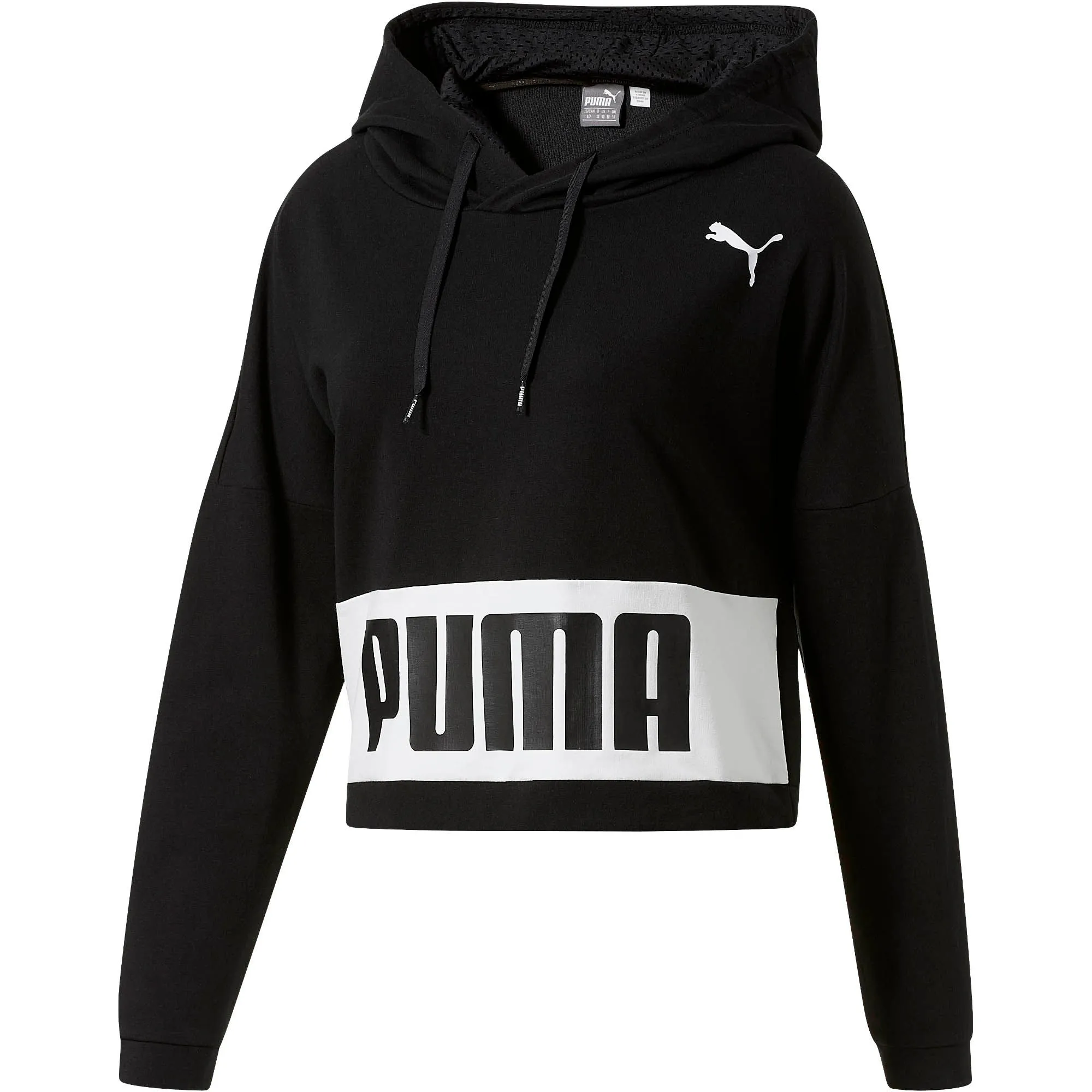 Puma Women's Training Urban Sports Hoodie Black/White