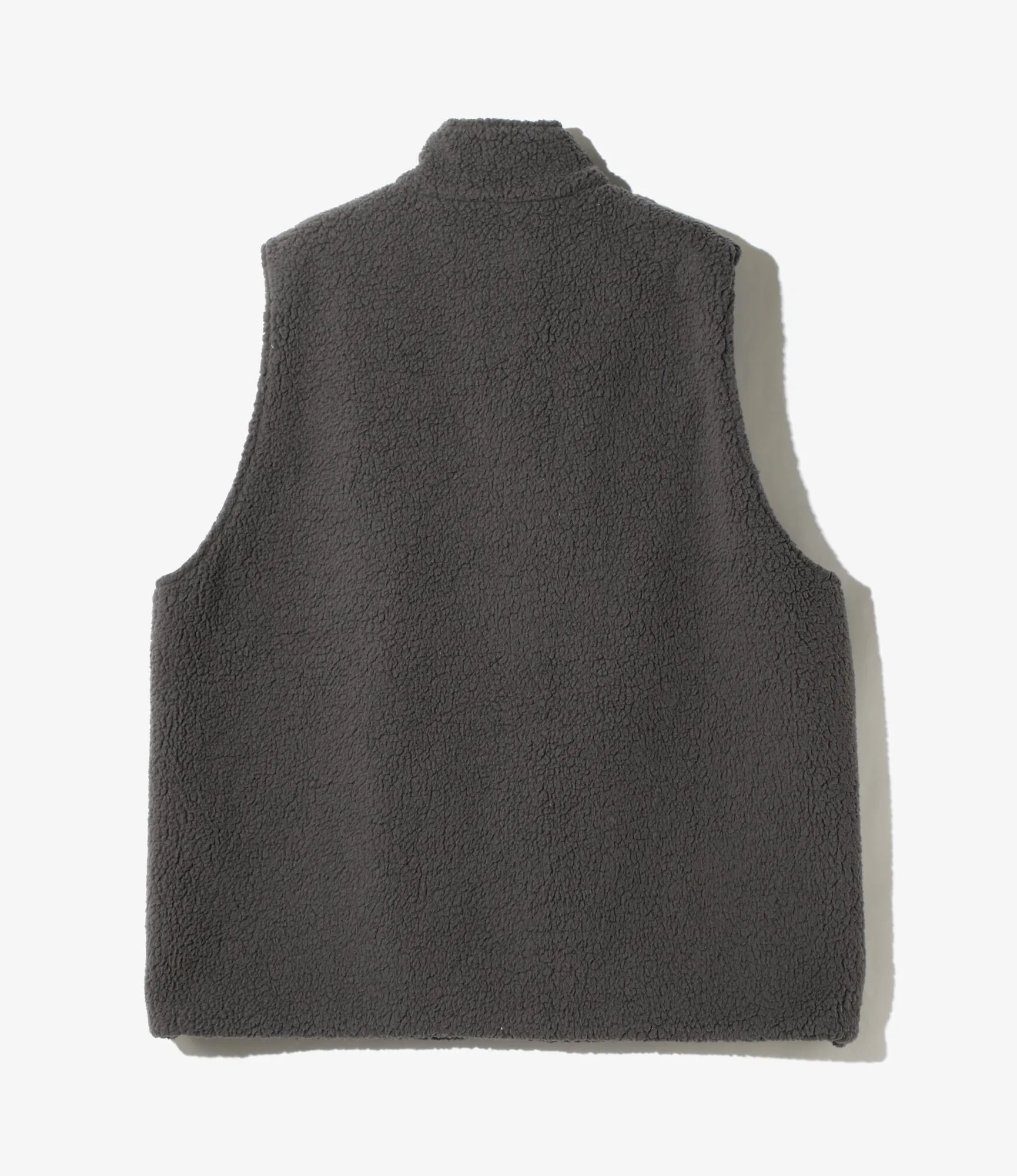 Reversible Vest – Charcoal Fleece / Brown Ripstop