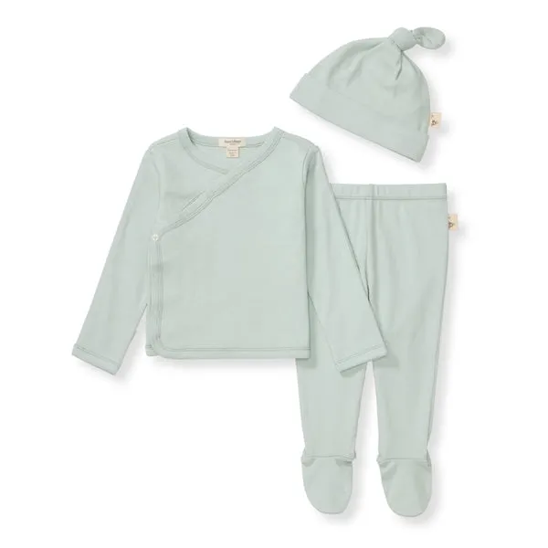 Ribbed Take Me Home 3 Piece Set - Cloudy