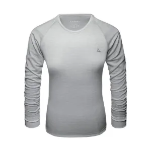 Schoffel Technical Crew Neck Ladies Merino Mix Base Layer - Opal Grey