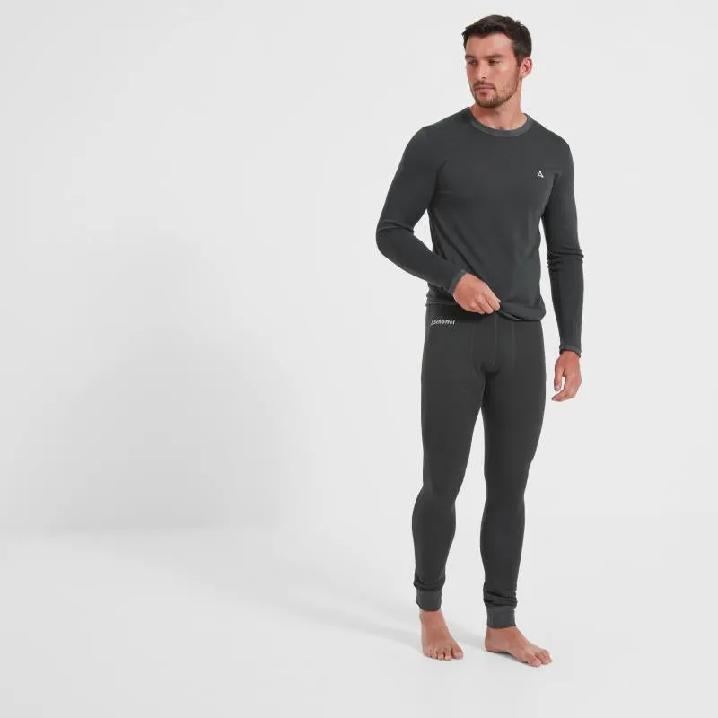 Schoffel Technical Mens Merino Mix Base Layer Leggings - Charcoal