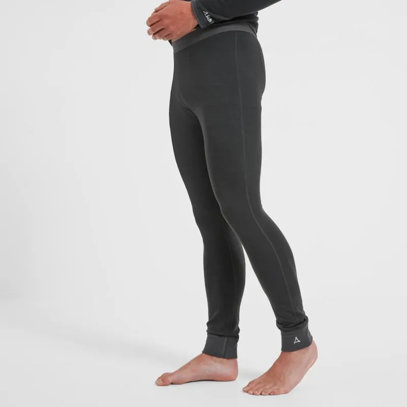 Schoffel Technical Mens Merino Mix Base Layer Leggings - Charcoal