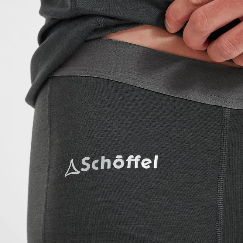 Schoffel Technical Mens Merino Mix Base Layer Leggings - Charcoal