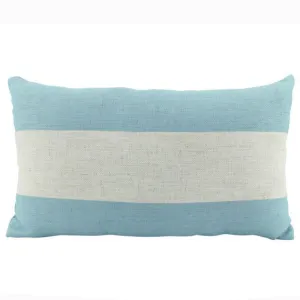 Sky Stripe Linen Cushion - 30cm x 50cm