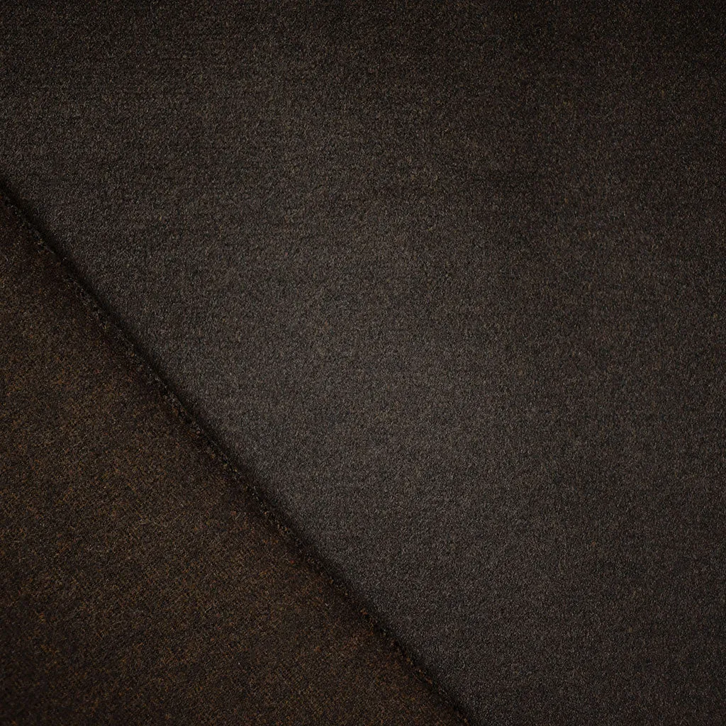 Soft Brushed Velour Double Knit Chocolate